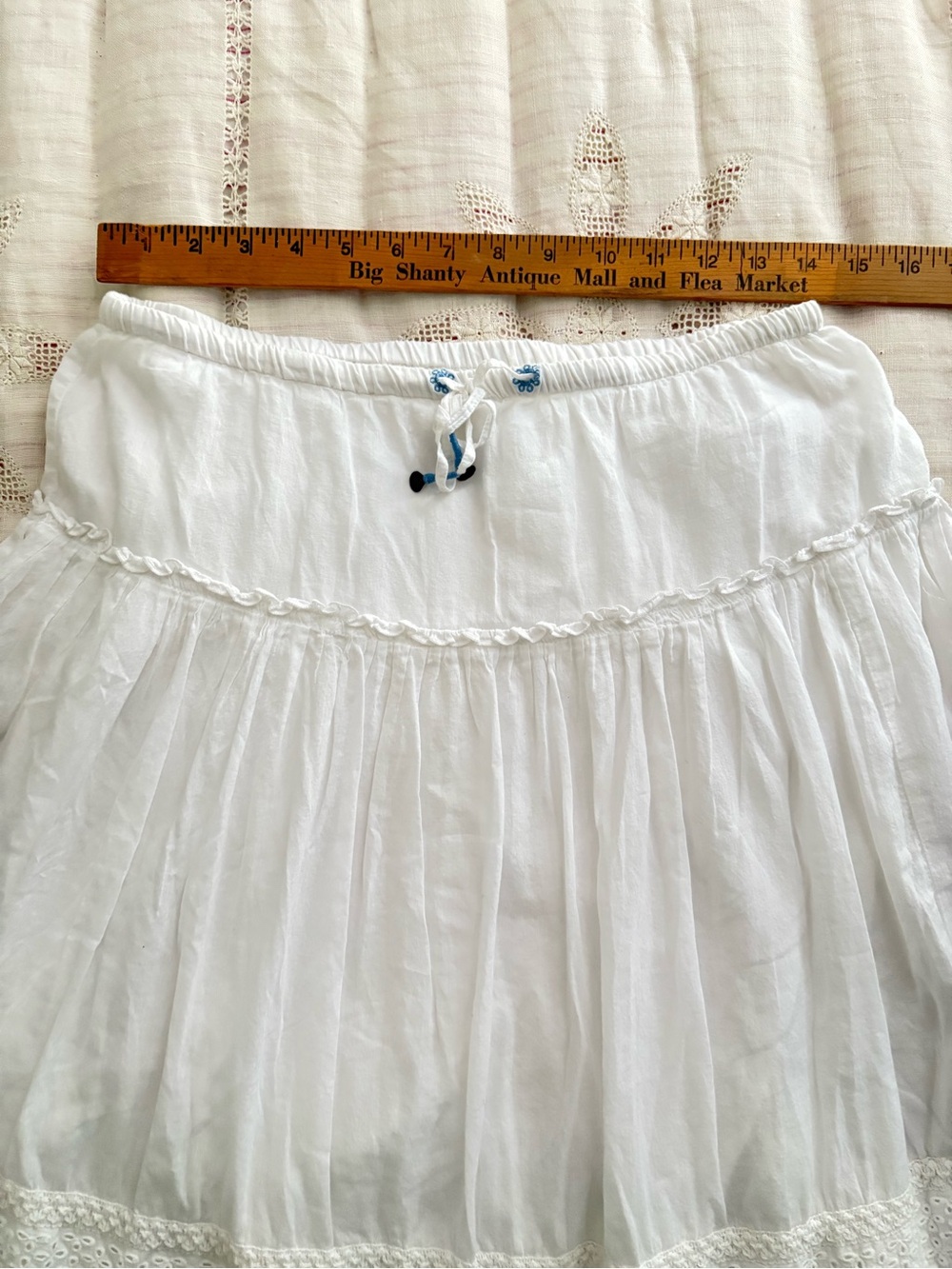 White Cotton Skirt American Eagle - Picture 2 of 7